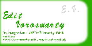 edit vorosmarty business card